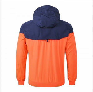 Jaqueta Corta Vento Barcelona Preto/Laranja 18-19