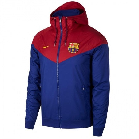Jaqueta Corta Vento Barcelona Azul/Vermelho 18-19