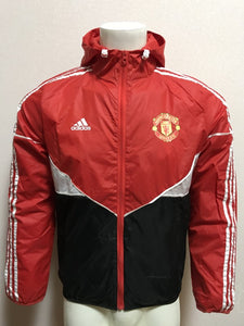 Jaqueta Corta Vento Manchester United Preto/Vermelho 16-17