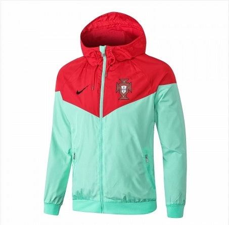 Jaqueta Corta Vento Portugal Vermelho/Verde 18-19