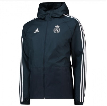 Jaqueta Corta Vento Real Madrid Preto 18-19