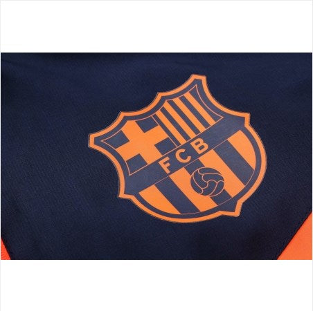 Jaqueta Corta Vento Barcelona Preto/Laranja 18-19