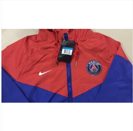 Jaqueta Corta Vento Psg Vermelho/Azul 18-19