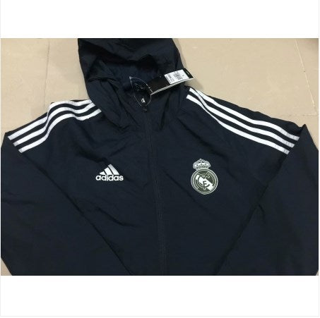 Jaqueta Corta Vento Real Madrid Preto 18-19