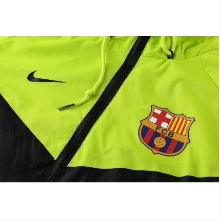 Jaqueta Corta Vento Barcelona Verde/Preto 18-19