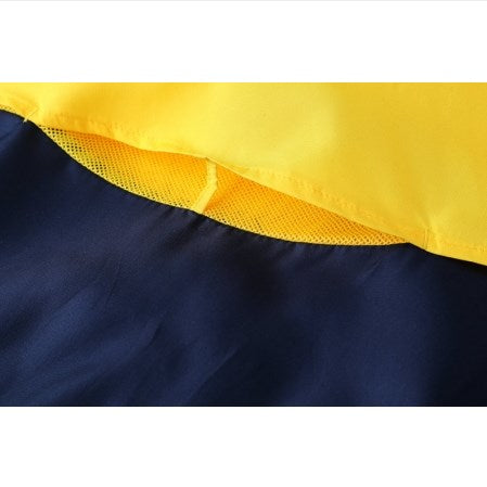 Jaqueta Corta Vento Barcelona Boca Juniors Preto/Amarelo 18-19