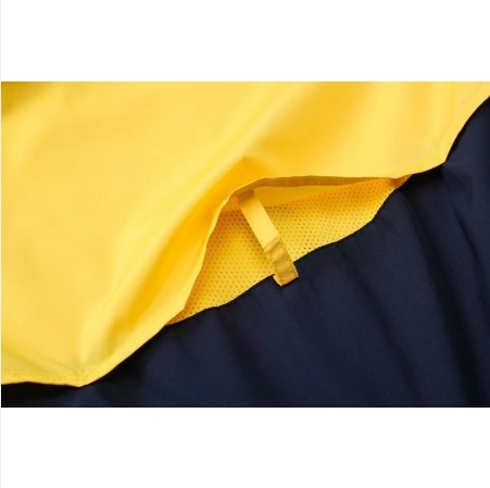 Jaqueta Corta Vento Brasil Preto/Amarelo 18-19